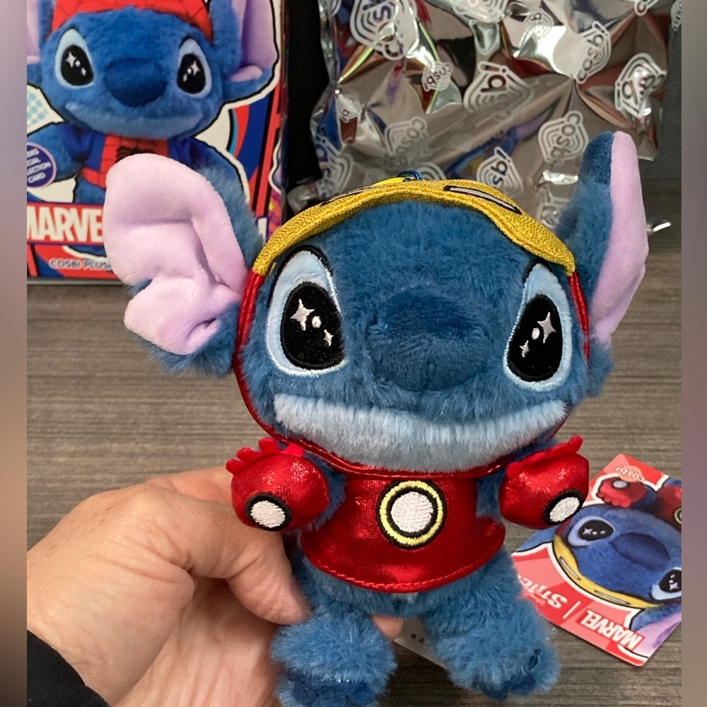 Disney Marvel Stitch Plush Keychain Blind Box- Confirmed Ironman - Picture 9 of 15
